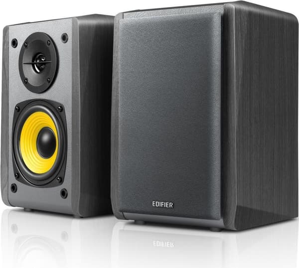 Edifier R1010BT - Kablet og trådløs - 3,5 mm/Bluetooth - 24 W - 70 - 20000 Hz - Sort (R1010BT SORT)