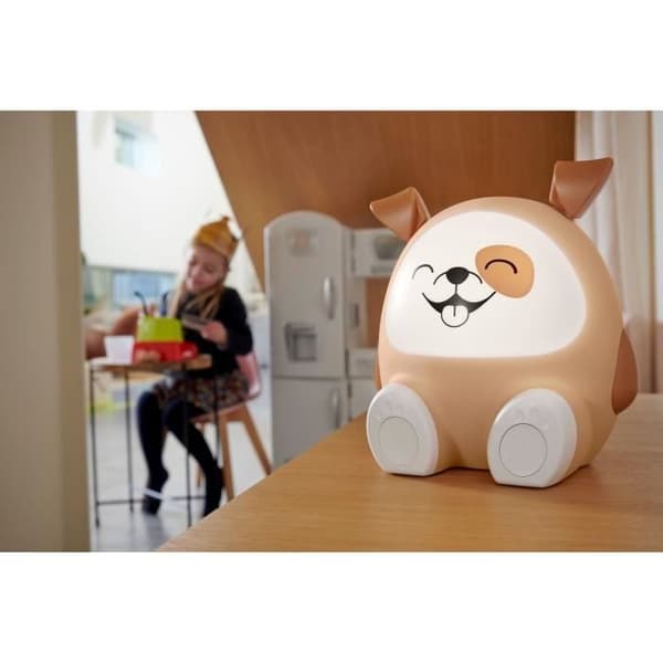 Ljus högtalare & nattlampa - BIGBEN - Hund - Bluetooth 5.0, 15W, Justerbar nattlampa, Timer, USB-C batteri