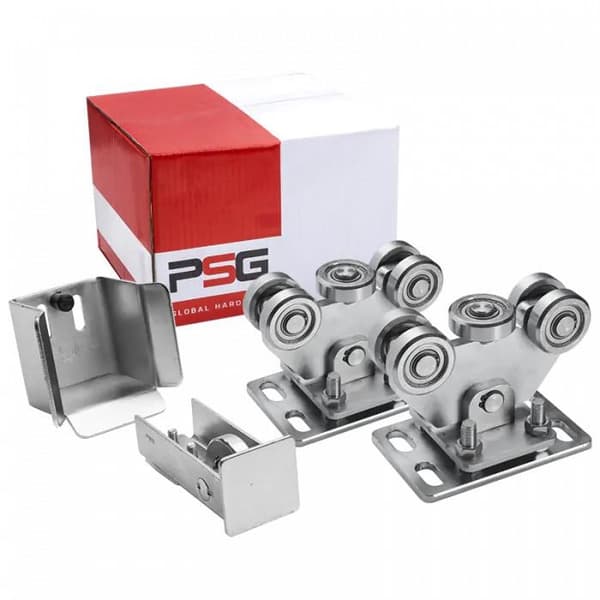 PSG 60.00P.70 Liukuporttivaunupaketti 70x70x4mm kiskolle