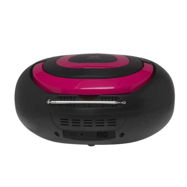 Denver TCL-212BT PINK CD-spelare Bärbar CD-spelare Svart, Rosa
