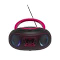 Miniatyrbild 7 av 7: Denver TCL-212BT PINK CD-spelare Bärbar CD-spelare Svart, Rosa