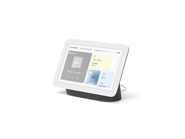 Google Nest Hub 2, trækul, 7" skærm, EU-vare, Android