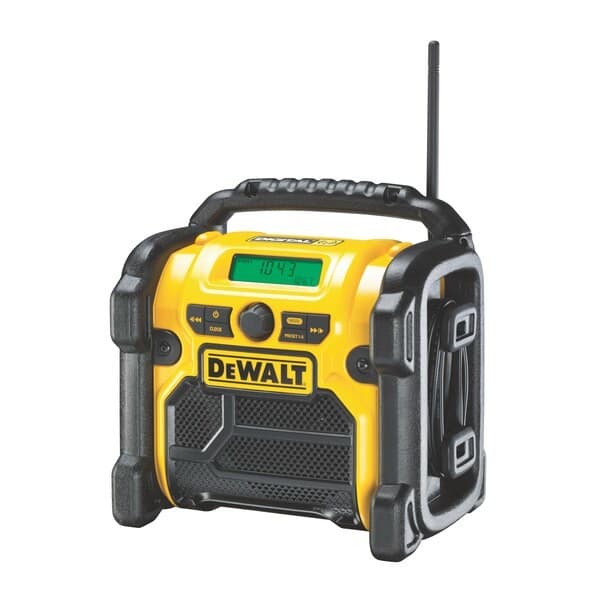 DeWALT DCR020-QW radio Bærbar digital Sort, Gul