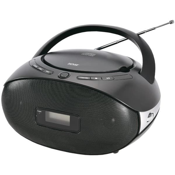 Denver TC-29 kannettava stereojärjestelmä Analoginen 1 W FM Musta MP3-toisto