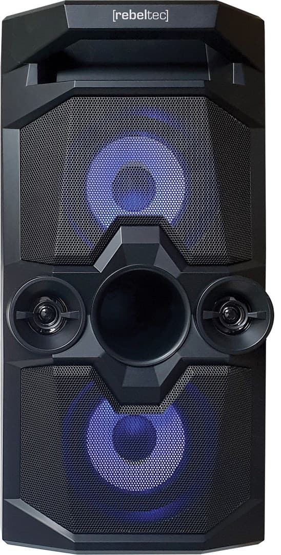 Rebeltec SoundBox 480 Bärbar Bluetooth Stereohögtalare Svart, 50W RMS