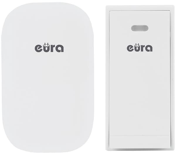 TRÅDLØS DØRKLOKKE ''EURA'' WDP-81H2 ''SONG'' - batterifri, knap (kinetisk), udvidelig