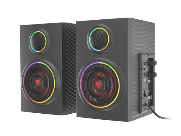 GENESIS Helium 300 BT højttalersæt 24 W PC/Laptop Sort 2.0 kanaler 2-vejs Bluetooth