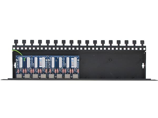 8-kanals LAN-sikkerhedspanel med øget PoE-overspændingsbeskyttelse ewimar PTU-58R-PRO/PoE