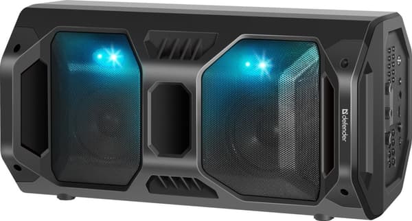 Defender Rage Stereo bärbar högtalare Svart 50 W