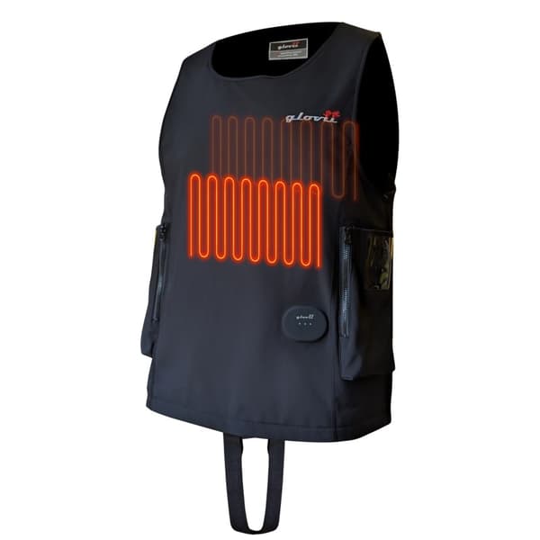 Glovii GMV2L vattensportväst svart softshell