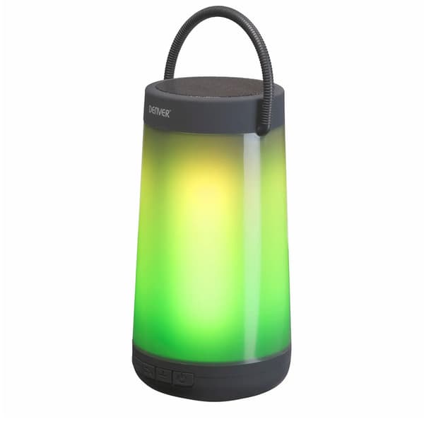 Denver BTL-311 Trådlös Bluetooth-högtalare med LED-effekter och bärhandtag