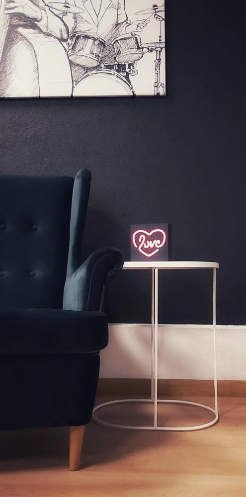 BigBen trådløs Neon Bluetooth® Love-højttaler / trækasse