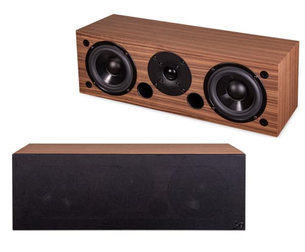 Acoustique Quality WEGA 51 - Tovejs 120W hjemmebiograf centerhøjttaler / VALNØD