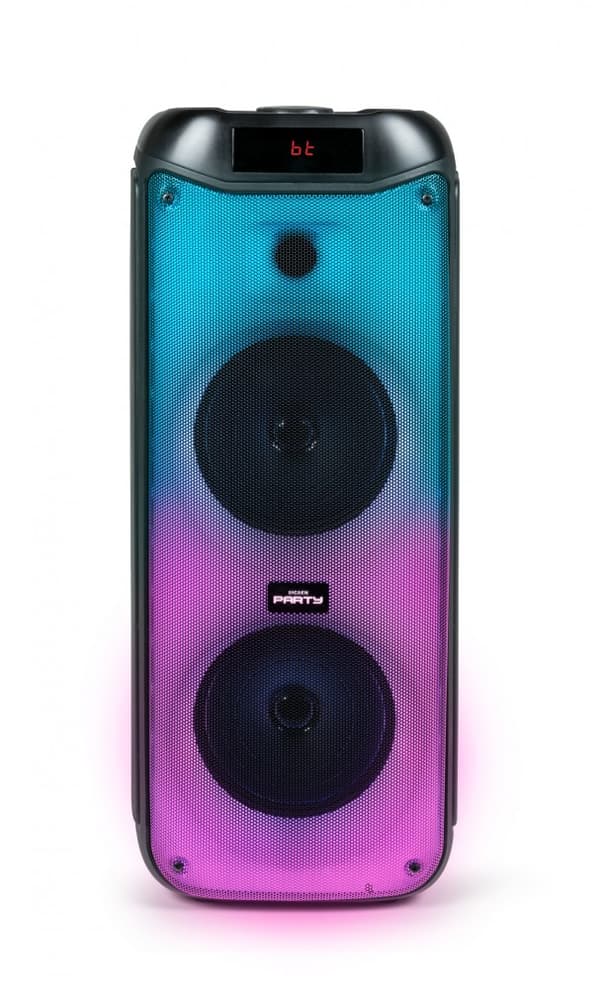 Bigben PARTYBTHPL langaton Bluetooth-juhlakaiutin valotehosteilla musta