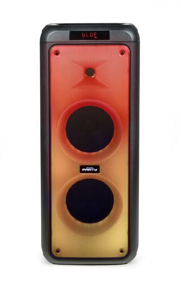 Bigben X-Large - PARTYBTHPXL Trådløs Bluetooth-højttaler med lyseffekter + mikrofoner