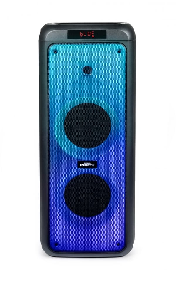 Bigben X-Large - PARTYBTHPXL Trådløs Bluetooth-højttaler med lyseffekter + mikrofoner