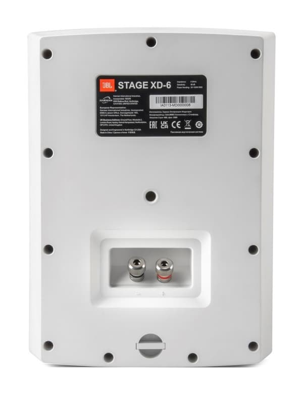 JBL STAGE XD-6 Vandtæt 2-vejs væghøjttaler IP67, 6,5"" - Hvid