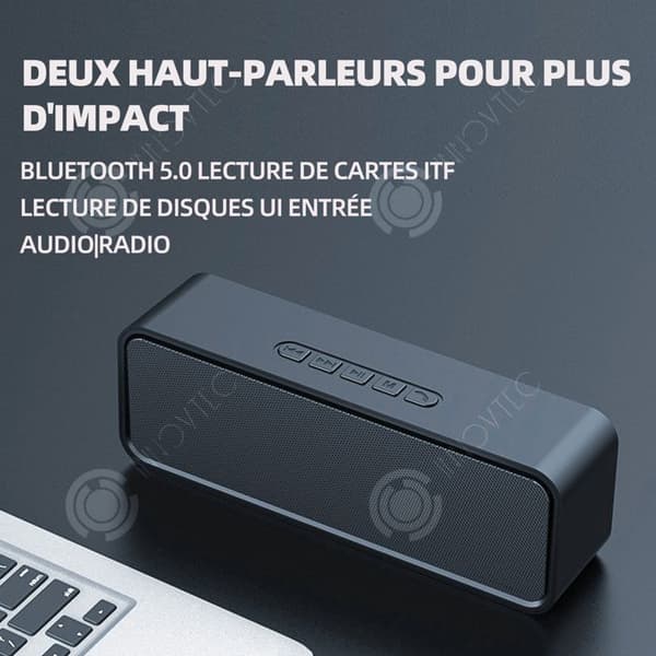 INN Bluetooth-högtalare 1500mah dubbla full-range högtalare 12 meter rakt avstånd obehindrad högtalare