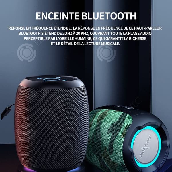 INN Bluetooth-högtalare 3600 mah med Bluetooth 5.3 Bärbar vattentät högtalare för hemmet Utomhuscykling Resa Fotvandring Kväll