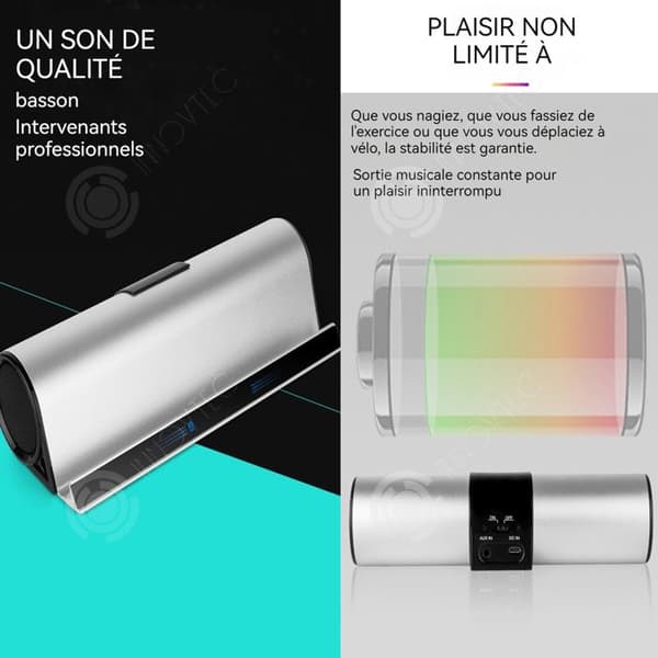 INN Bärbar Bluetooth-högtalare Mini Creative Laptop Stand Trådlös subwoofer med amerikansk laddning
