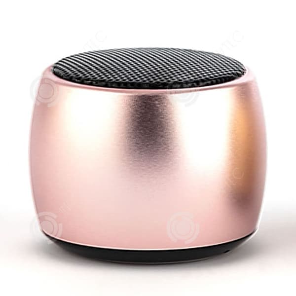 INN Bärbar högtalare Bluetooth-högtalare Mini Metallmaterial Bärbar utomhus Rose Gold Trådlös Kraftfull basljus