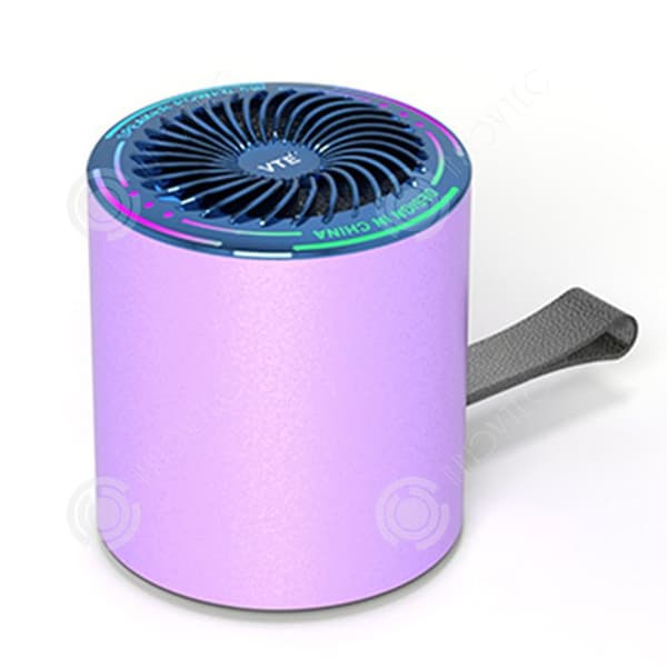 INN Bärbar trådlös Bluetooth 5.3-högtalare med kraftfull bas i aluminiumlegering. Kompakt stereoljud med TWS-parning