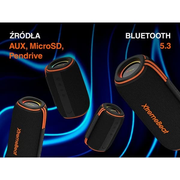 Bärbar Bluetooth Högtalare Tracer XtremeBeat Lite TWS Svart 10 W