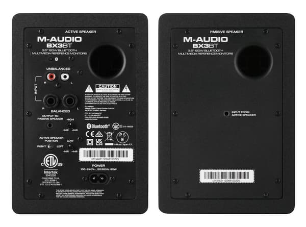 M-AUDIO BX3 BT 2x kaiutin musta langallinen + Bluetooth 50 W