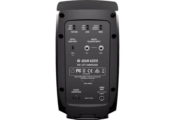 Adam Audio D3V Black - studiomonitorit
