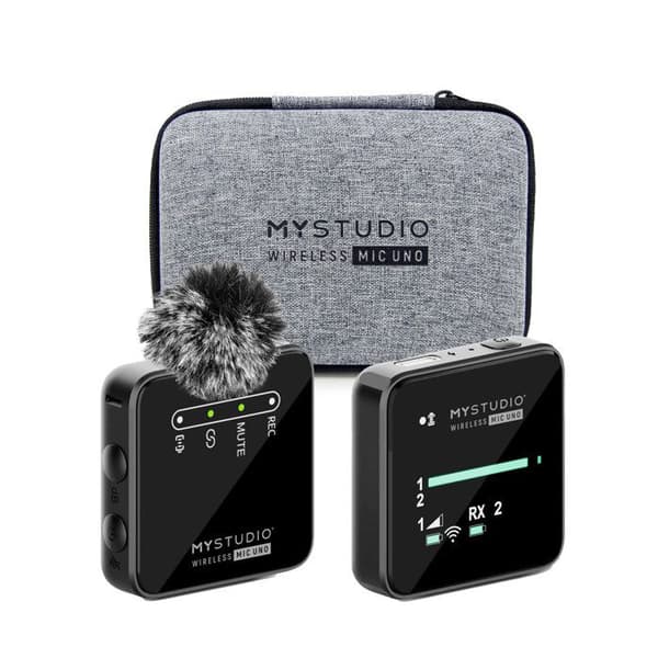 Trådlös mikrofon - Easypix - MyStudio - Ultra-portabel - USB Typ-C - 100m räckvidd