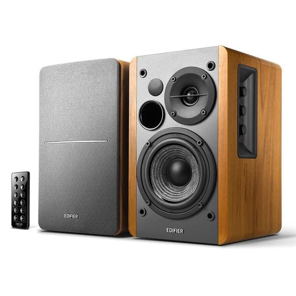 Edifier R1280DB aktiva bokhylla högtalare - Brun - 2 sätt - 21 Watt - Trådlös