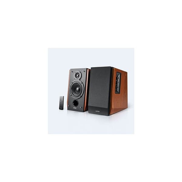 Edifier Studio R1700BT - 66W 2-vägs trä-look trådlösa bokhylla högtalare