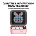 Miniatyrbild 3 av 4: Divoom Ditoo Mic Pink Karaoke bluetooth-högtalare med 15W Pixel-skärm