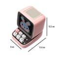 Miniatyrbild 2 av 4: Divoom Ditoo Mic Pink Karaoke bluetooth-högtalare med 15W Pixel-skärm