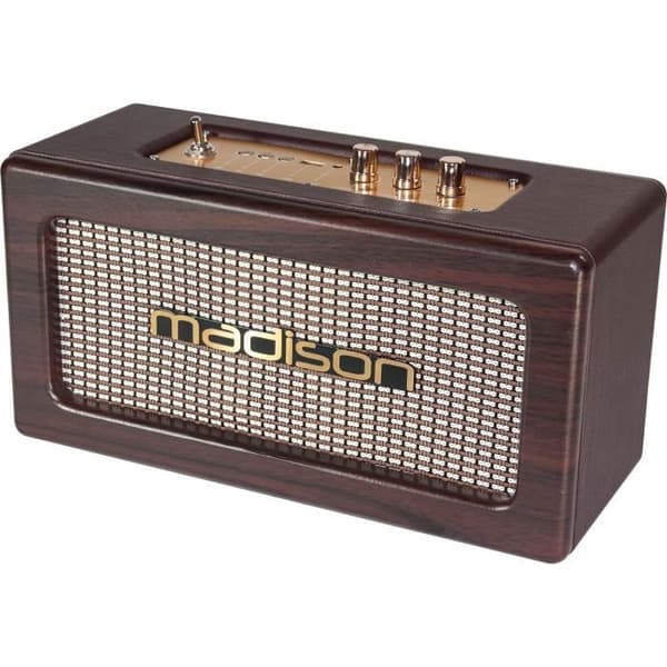MADISON FREEDSOUND-VINTAGE -WD - Autonom vintage högtalare med USB och bluetooth 2 X 10W
