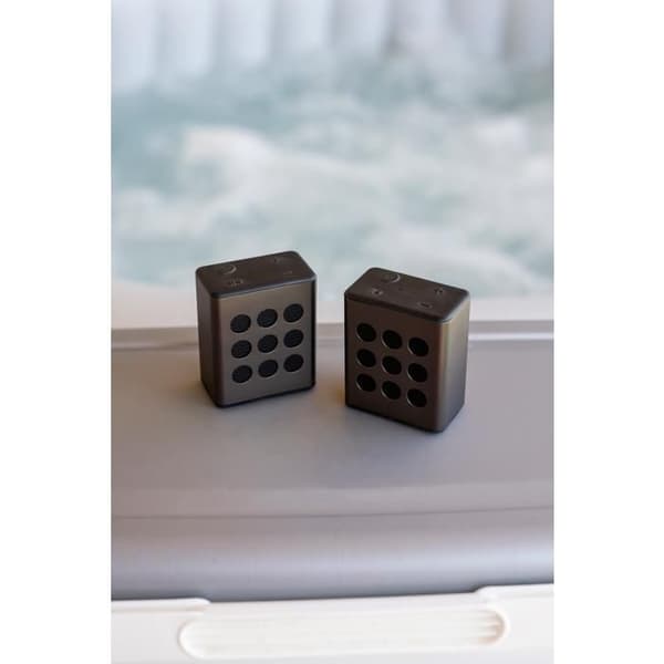 Lenco 2-delad Bluetooth stereohögtalare BTP-200 Svart