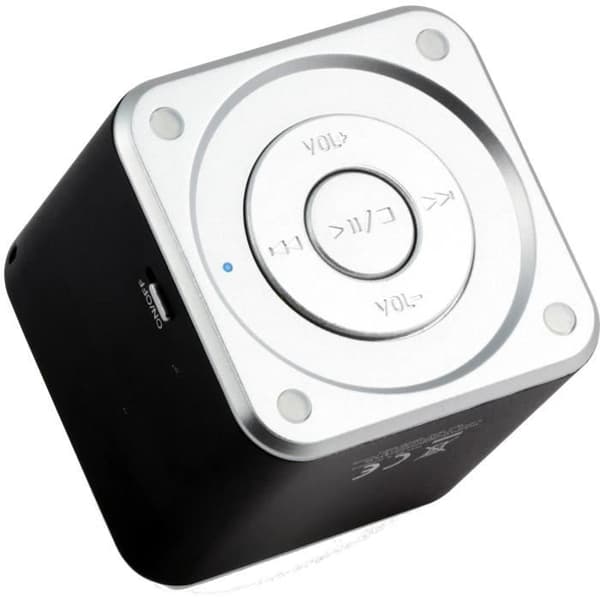 MUSICMAN BT-X2 Mini Bluetooth-högtalare med trådlös ljudöverföring Svart Svart