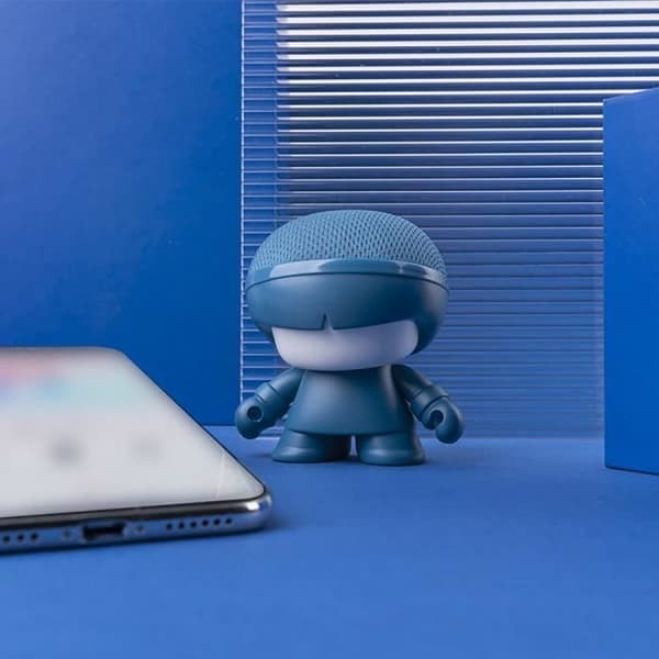 Bluetooth-högtalare - Xoopar - MINI XBOY - Biologiskt nedbrytbar - 300 mAh - Färg Blå