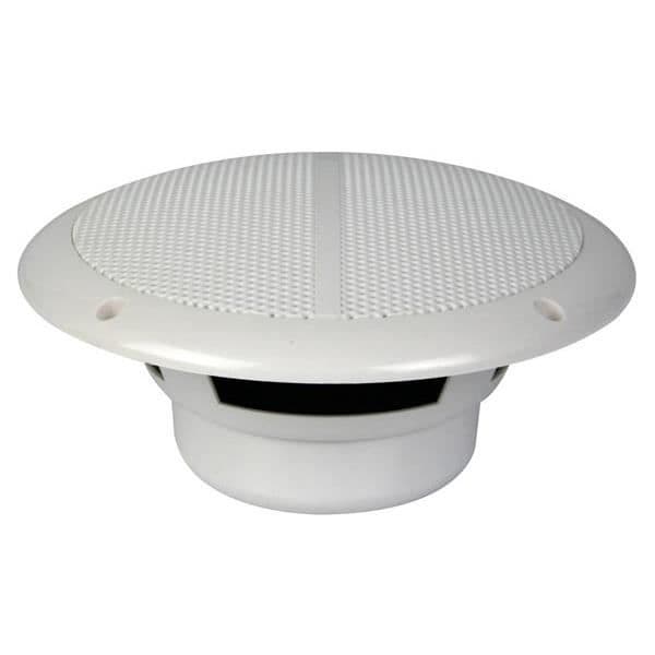 6.5-konhögtalare med galler - Märke - Modell - Vattentålig - 120W / 8 Ohm - Vit