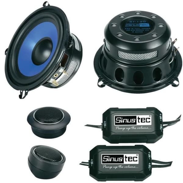 Högtalare - Sinustec - ST-130 - 250W - 2-vägs - Ledad