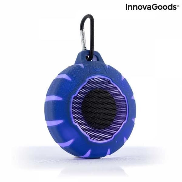 Trådlös högtalare - InnovaGoods - Floaker - LED - Vattentålig - Blå