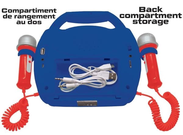 Spider-Man Bluetooth-högtalare med ljuseffekter och mikrofoner