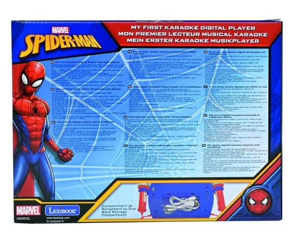 Spider-Man Bluetooth-högtalare med ljuseffekter och mikrofoner