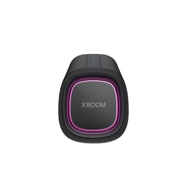 Bärbar högtalare LG XBOOM Go XG7QBK i svart med 40W effekt, Bluetooth 5.1-anslutning, USB och 3.5 aux-ingång, motstånd mot