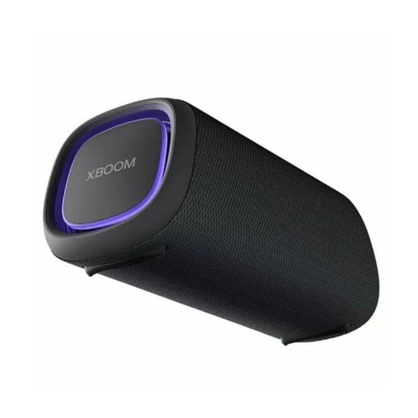 Bärbar högtalare LG XBOOM Go XG7QBK i svart med 40W effekt, Bluetooth 5.1-anslutning, USB och 3.5 aux-ingång, motstånd mot