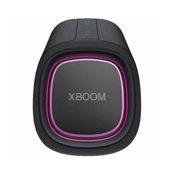 Bärbar högtalare LG XBOOM Go XG7QBK i svart med 40W effekt, Bluetooth 5.1-anslutning, USB och 3.5 aux-ingång, motstånd mot