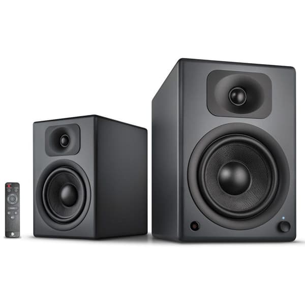 Wavemaster TWO PRO Grey - Aktiv 2.0 högtalare, 55 Watt RMS med Bluetooth aptX (per par) ( Kategori: Bärbar högtalare )