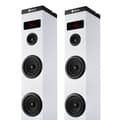 Miniatyrbild 3 av 3: Sound Tower - NGS - SKY CHARM WHITE - 50W - Bluetooth - FM-radio - Optisk ingång