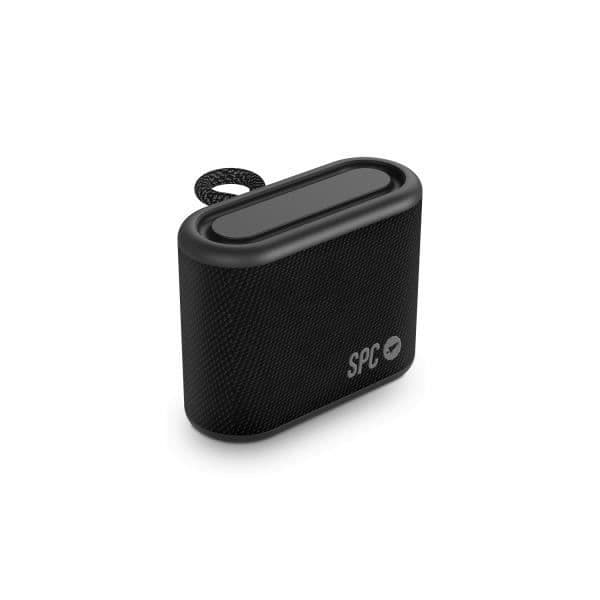 SPC Sound MINIMAX - Bärbar Bluetooth-högtalare, kompakt, 24 timmars batteritid, 5W, True Wireless Stereo, IPX7, USB-C Svart