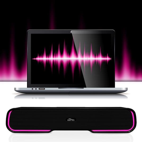 Bluetooth ljudstång - Media-Tech - MT3180 - RGB - RMS 10W - Batteritid 10 timmar